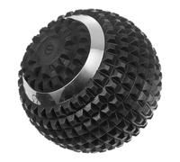 VANZACK Balle de Massage Pieds en Abs Noir 4 Modes Pratiques, Masseur Électrique Décontracturant Musculaire Voyage Camping