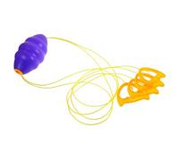 VANZACK Balles Interactives De Rallye pour Garçon Et Filles Bracelet Taille Moyenne Balle à Traction Manuelle Élastique Équipement De Fitness Sensoriel Jeu D’intégration Motrice Lot Unique Violet