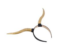 VANZACK Bandeau En Corne D'antilope Artificielle Gothique Cuivre Antique, Accessoire Cheveux Léger Et Solide Pour Femmes, Cosplay Halloween Carnaval, Serrage-tête Original Taille Unique