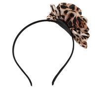 VANZACK Bandeau Feline Imprimé avec Fleur pour Femmes Accessoire Élégant pour Cheveux pour Toutes Occasions