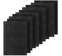 VANZACK Bandes Adhésives Auto-agrippantes Double Face Haute Résistance en Nylon et Polyester, 12 Paires Usage Polyvalent et Pratique pour Fixation de Tapis et Rideaux