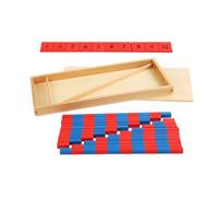 VANZACK Bâtons De Comptage pour Garçon Fille Tiges De Comptage Aide Pédagogique pour Mathématiques Jouet Éveil Colorés Rouge Et Bleu