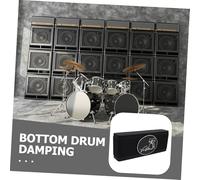 VANZACK Bloqueur Antidérapant pour Batterie Accessoire Percussion Léger et Compact Amortisseur de Choc pour Pédale de Grosse Caisse Installation Sans Outils pour Pratique et Concert