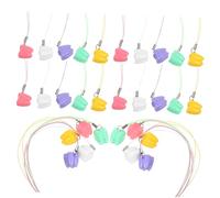 VANZACK Boîte à Dents De Lait Pour Garçon Et Filles, 50 Pièces Colorées, Plastique Sûr, Compacte Et Sécurisée, Pour Souvenir D'enfance Et Présents Enfantins