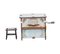 VANZACK Boîte à Musique Piano Modèle DIY pour Garçon Fille Éducatif Casse-tête Design Créatif et Musical Améliore Concentration et Coordination Main-œil Décoration Polyvalente pour Maison