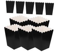VANZACK Boîtes à Pop-corn Léger et Fiable Lot de 100 en Carton Blanc et Anniversaires pour Snacks et Fêtes à Domicile, pour Soirées Cinéma