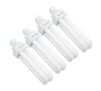 VANZACK Bombilla Ampoules Fluorescentes de Remplacement LED 13w à 2 Broches, Tube Double, Lot de 4, Remplacement Facile pour Éclairage Domestique