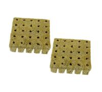 VANZACK Bouchons Grow Cubes pour Culture Hors Sol 50 Pièces 25x25x40 Mm Blocs Nutritifs pour Germination De Plantes en Hydroponie Accessoires Jardinage Pratique