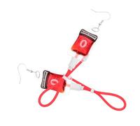 VANZACK Boucles D'oreilles Pendantes Halloween De Paquet De Sang Mini Breloques Accessoires En Métal Présent Pour Femmes Et Filles Fêtes Événements