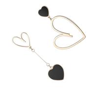 VANZACK Boucles Oreilles Cœur Amour Asymétriques Pour Femmes Décoratives Forme De Cœur Élégantes De Clous Oreilles