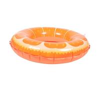 VANZACK Bouée de Natation Gonflable Ronde PVC Flotteur Piscine Jaune Orange Anneau de Plage Facile à Gonfler pour Fête Extérieur