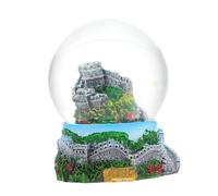 VANZACK Boule Cristal Muraille de Chine Résine Décorative Souvenir Touristique Style Aléatoire Transparente Fait Main