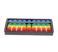 VANZACK Boulier Coloré Plastique avec Perles pour Apprentissage Mathématique des Garçon Fille pour Activités Scolaires et Familiales Outil de Calcul et Portable