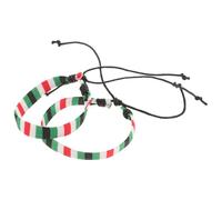 VANZACK Bracelets Palestiniens Tressés en Corde de Coton et Fil Ciré, Lot de 2 Réglables, Design Traditionnel Unisexe, Bijoux Éthiques pour Femmes et Hommes, Accessoires Mode Casual