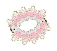 VANZACK Breloques Pendentifs Vache En Alliage 10 Pcs Couleur Blanche Pour Création Bijoux Diy Femmes Accessoires Miniatures Bracelet Collier Présent Fête Artisans