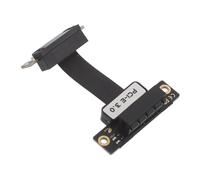 VANZACK Câble Rallonge Pci-e Flexible Angle Droit Adaptateur Riser Card pour Extension GPU Carte Graphique Mining Sound Card