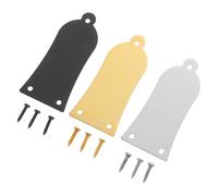 VANZACK Cache-tige de Réglage Guitare en Métal Lot de 3 Protections Truss Rod pour Guitare Électrique et Basse Accessoires Réparation Instruments