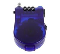 VANZACK Cadenas à Combinaison à Câble Rétractable Verrou de Sécurité Portable en Acier Léger Clé pour Snowboard et Vélo pour Usage Extérieur et Sport