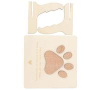 VANZACK Carte de Condoléances pour Chien en Bois Naturel Souvenir de Deuil Animalier Carte Commémorative Élégante pour Perte D’Animal Présent de Sympathie Perte D’Un Compagnon Fidèle