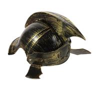 VANZACK Casque Romain Doré pour Costume Homme Casque de Soldat Confortable Accessoire pour Cosplay Fêtes à Thème et Spectacles