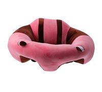 VANZACK Chaise de Soutien pour Garçon Fille Mousse Fauteuil de Confortable pour Garçon Fille Siège Apprentissage Forme Ludique pour Maintien Dos Rose et Marron de Diamètre