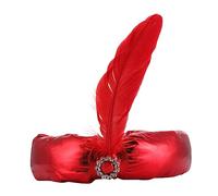 VANZACK Chapeau De Prince Pour Halloween Arabe Décoré De Plumes Chapeau De Roi Pour Garçon