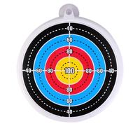 VANZACK Cible de Tir à Arc Garçon Fille Ventouse Abs avec Crochet Jeu Extérieur et Intérieur pour Pratique du Tir Éducatif Parent-garçon Fille Cible Murale Compacte et Facile à Ranger