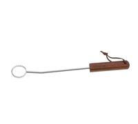 VANZACK Ciseaux à Poumons en Acier Inoxydable avec Manche en Bois - Outil à Dinde Grand Format pour Éviscération Précise de Volailles - Équipement Professionnel pour Retirer les Poumons