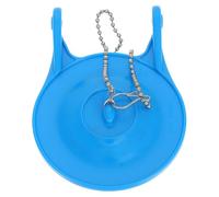 VANZACK Clapet de Toilette Réglable PVC Bleu, Remplacement Double Chasse | Réservoir Wc, Efficacité de Rinçage Maximale, Limite les Odeurs, Pièce de Rechange Simple