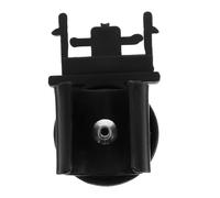 VANZACK Clip de Lampe Frontale pour Casque de Chantier Noir en Plastique Angle Réglable et Fixation par Pince pour Travail et Activités Extérieures