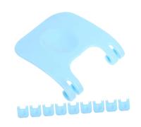 VANZACK Clips De Fixation pour Cages d'animaux De Compagnie Solide en Plastique Bleu Lot de 10 Pièces Adaptés pour Cages De Lapins Hamsters Et Petits Animaux Domestiques Accessoires De Renfort