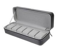 VANZACK Coffret à Montres avec Fermoir Boîte De Présentation pour Dix Montres Étui De Rangement Portable