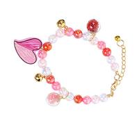 VANZACK Collier Chien Chat Animal de Compagnie étiqueter Bleu Colliers Dog Collar collerette Chat Collier de Chiot décoratif Collier de Compagnie délicat Chaton Plastique Rose