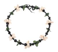 VANZACK Collier de Graduation Hawaïen Acrylique avec Perles Accessoire Élégant pour Célébrations de Diplôme et Fêtes Luau