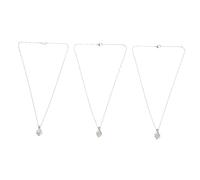VANZACK Collier Lumineux En Alliage 3pcs Pendentif Lotus Chic Pour Femme Collier Créatif Couleur Pour Toutes Occasions Chaîne Fluorescente
