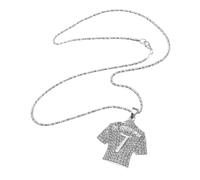 VANZACK Collier Pendentif Football Numéro 7 En Tissu Doré Chaîne Sport Pour Garçons Filles Fans Usage Quotidien Taille Unique