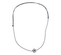 VANZACK Collier Pendentif Football Silicone pour Femmes et Hommes Design Sportif et Confortable Corde Cire Décorative pour Tenue Décontractée et Fêtes