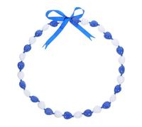 VANZACK Collier Perles Acryliques pour Remise des Diplômes Guirlande Honneur Accessoire Photo Fête de Fin Études Bijou Classe pour Célébration