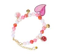 VANZACK Collier pour Animaux de Compagnie Petit Collier de Perles délicates Dog Collar collerette Chat Sangle de Cou perlée pour Animaux de Compagnie décor de Cou de Chien de Chat Le Fer