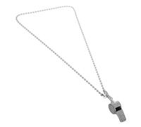VANZACK Collier Sifflet Métal Acier avec Pendentif Brillant Mode pour Femmes Quotidien et Fête
