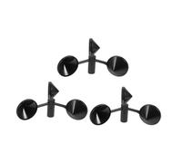 VANZACK Coque De Boîtier Pour Anémomètre 3 Pièces Abs, Accessoire Pour Capteur De Vent, Outil De Mesure Vitesse Du Vent, Résistant Aux Intempéries, Sécurisé Pour Usage Extérieur