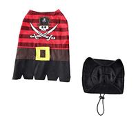 VANZACK Costume d'halloween pour Chien Chapeau de Pirate Vêtements Confortables pour Animaux de Compagnie Tenue de Chien de Transfiguration