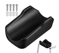 VANZACK Coussin D'accoudoir en Pu Noir pour Déambulateur Droit, Remplaçant Confortable et Facile à Installer, Adapté aux Seniors Marcheurs Verticaux