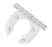 VANZACK Coussin de Siège de Toilette Garçon et Filles Portable Pliable Blanc, Housse Confortable Anti-dérapante en Mousse, Siège D’apprentissage Tout-petits pour Voyage et Maison,