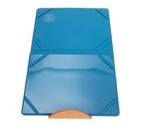 VANZACK Couverture du Document Bébé en Cuir Bleu, Protecteur de | Organiseur de Documents Importants, Format Fin, Rangement Photo et Papiers, pour Paquet ou Paquet à Main