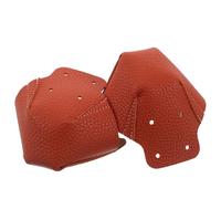 VANZACK Couvre-Orteils de Patins à roulettes, Embouts de Protection à roulettes PU Orange, Antidérapants, Universels, pour Quad Roller Skates, Hommes et Femmes