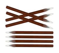 VANZACK Crayons en Bois Éternels 8pcs Pointe Métallique Remplaçable et Traits Lisses sans Bavure, Rentrée Scolaire Designs Architecturaux
