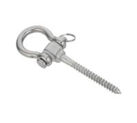 VANZACK Crochet Argenté pour Suspendre Acier Inoxydable 304 Hamac | Support Mural Extérieur, Montage Stable et Sécurisé, Installation Simple, pour Porche et Balançoires