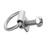 VANZACK Crochet d Arrimage pour Remorque et Camion en Fer Galvanisé Argenté, Haute Capacité de Charge, Opération Facile pour Fixation Sécurisée des Cargaisons