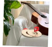 VANZACK Cymbales à Doigts Cuivre pour Garçon Fille Accessoires de Percussion Solides et Durables avec Corde pour Danse et Apprentissage Musical Couleur Aléatoire